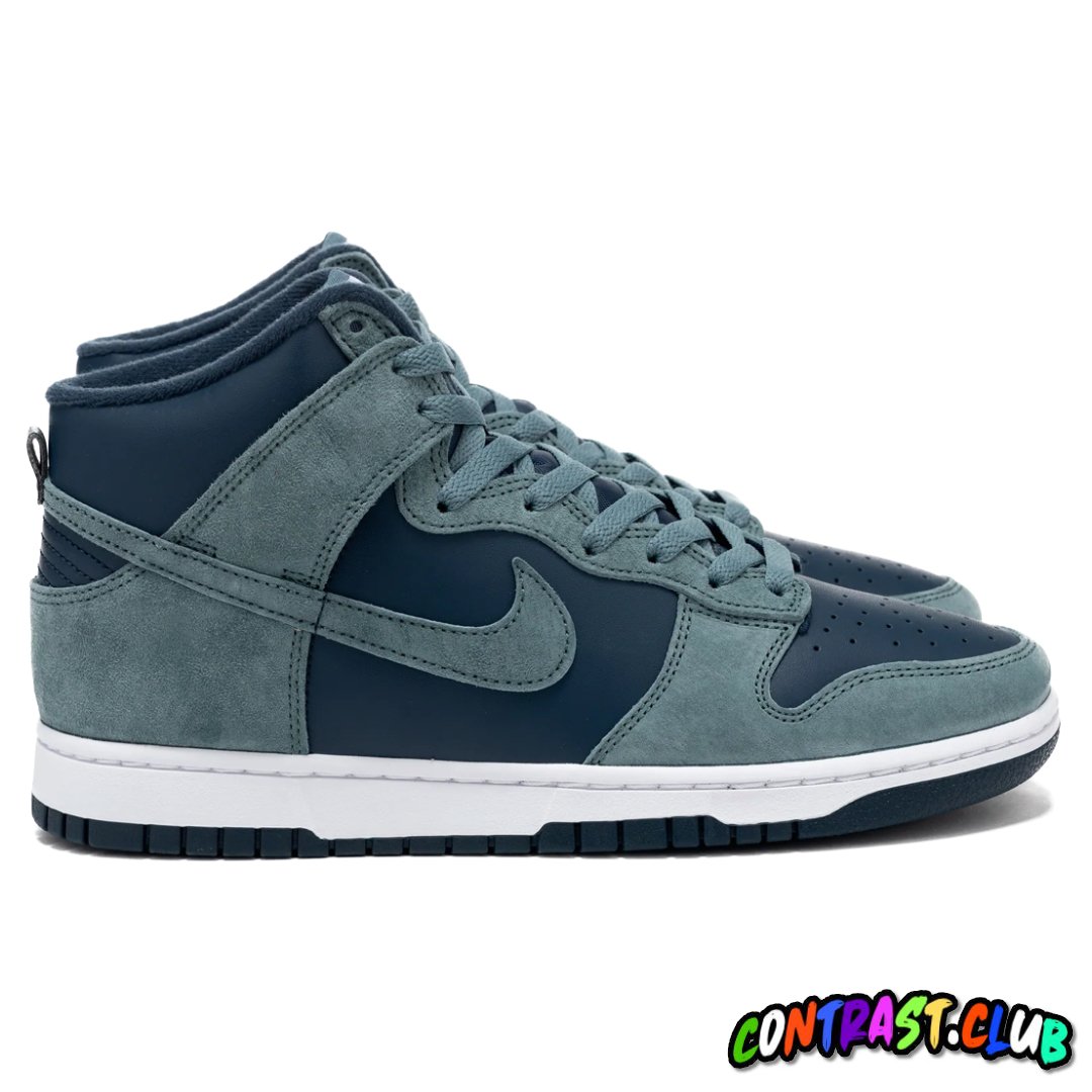 Nike Dunk High Retro PRM Armory Navy | Contrast.Club